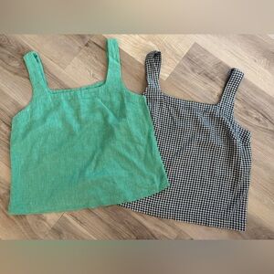 A New Day Black and White Checkered Skirt